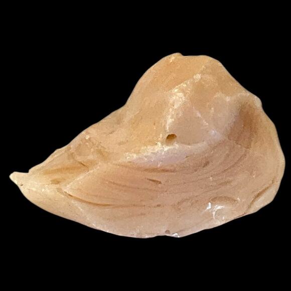 Pink Layered Art Glass Cullet Glowing Manganese Slag Glass #5GX24 - Picture 6 of 7